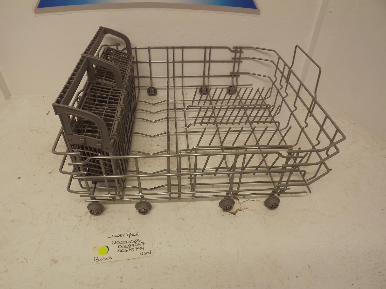 Bosch Dishwasher 20000533 00689997 00675794 Lower Rack Used Bosch Dishwasher 20000533 00689997 00675794 Lower Rack Used